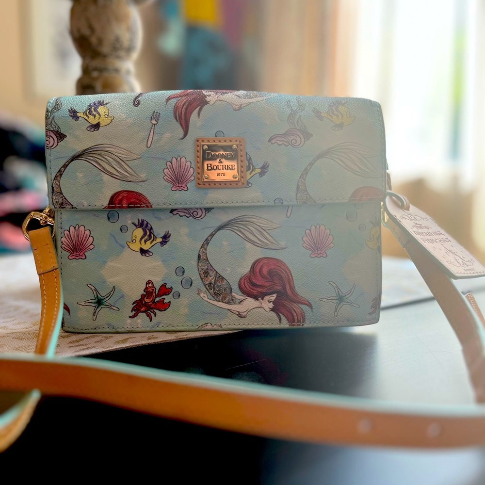 Disney Dooney & Bourke Little Mermaid Princess Ariel Crossbody Purse